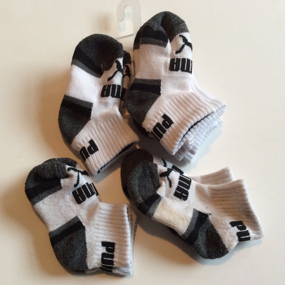 Puma toddler socks.